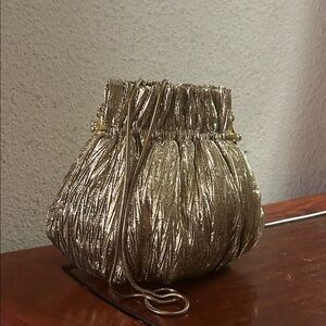Elegant Gold Evening Bag